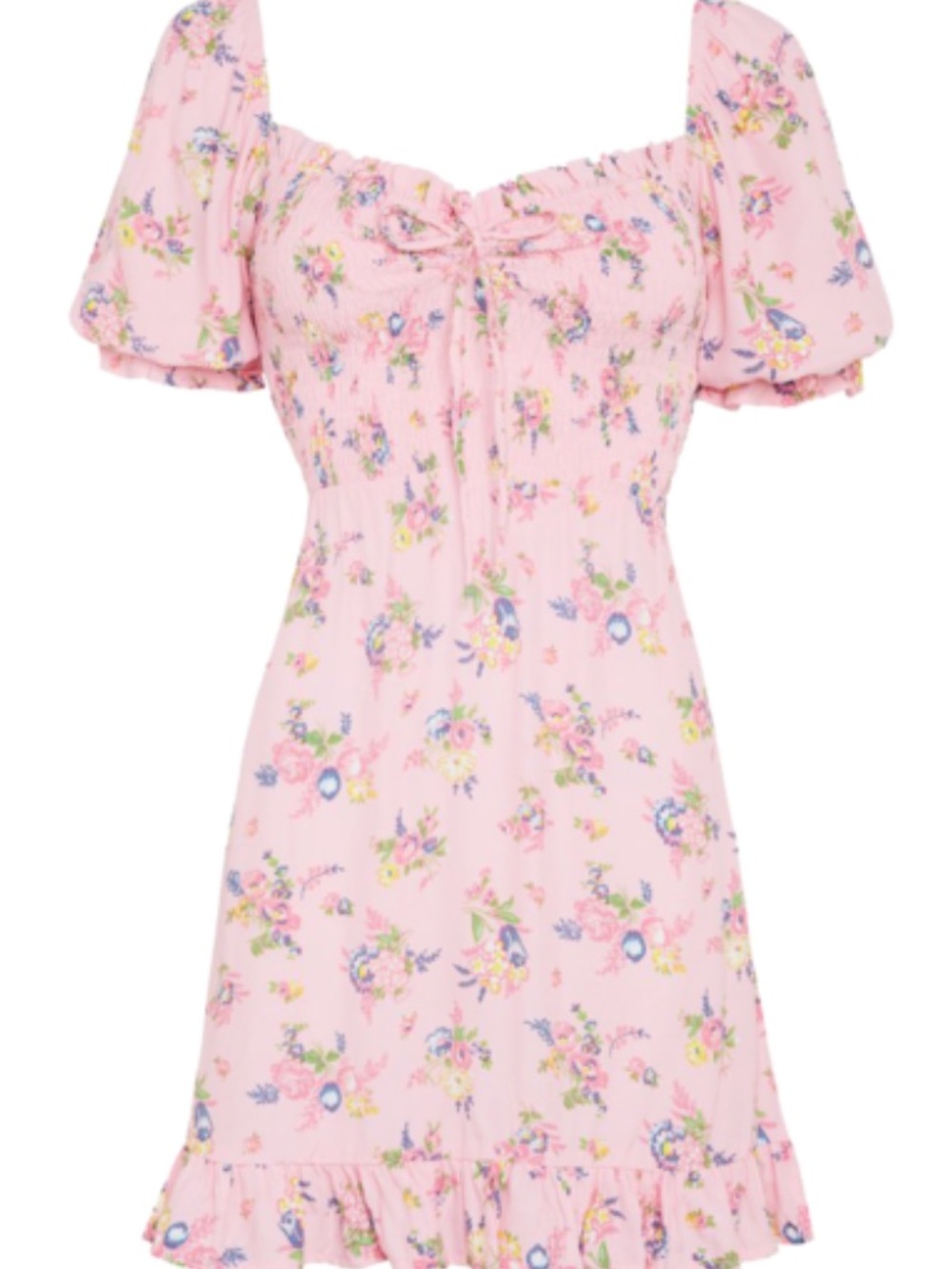 FAITHFULL THE BRAND SAGE MINI DRESS - JULIETTE FLORAL PRINT